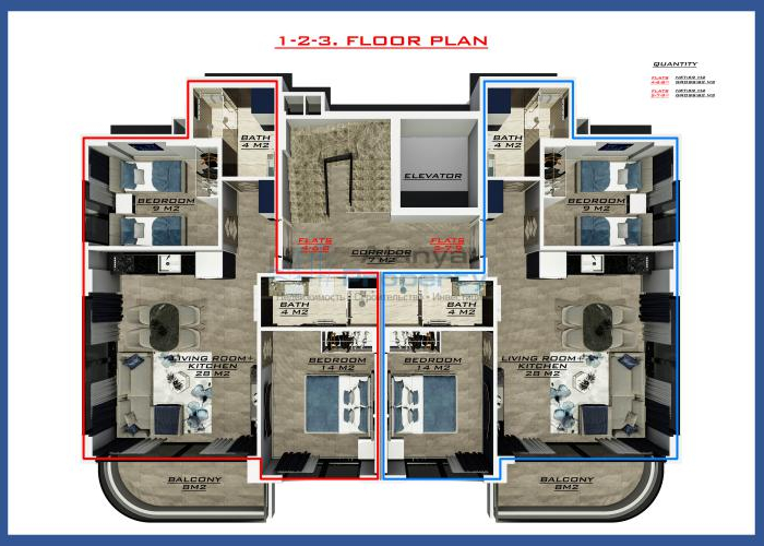 2-3-4 Floor 2-3-4 Floor